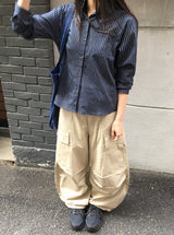 Roil Cotton Wide Cargo Pants