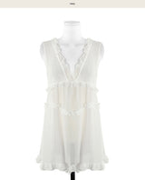bennett chiffon & frill tiered bl / ops