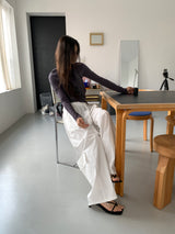 FOLD CARGO WIDE PANTS (5C)