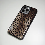 Wild Luxe Leopard Phone Case Smoky Brown (BK_Epoxy)