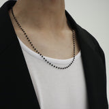a chain of men's beaded necklaces_CLEF HARMONICS NEC