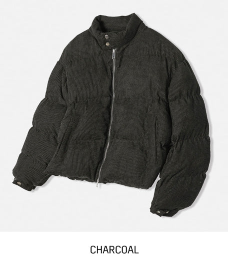 Cozy Button Corduroy Padding