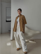 Sonya Whole Slit Layered Short Sleeve T-shirt