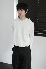 slit hoodie top
