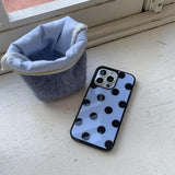 classic pouch_knit blue