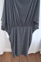[MADE] Shirring Off-Shoulder Dress (Charcoal)