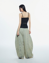 AYSEL LACE PANEL TOP (BLACK)