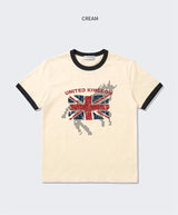 Essential Standard Short-Sleeve Ringer T-Shirt Arizona Cream