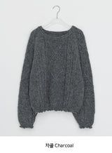 TL Wool Cable Round Knit