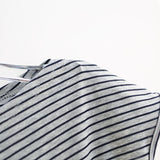 Noel Asym Stripe Ribbon Top