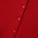 KIRSH PLAIN SOFT TOUCH CARDIGAN [RED]