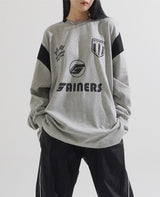 Big over varsity t-shirt