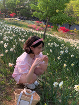 [by LILLOVE] frillline hairband (2color)