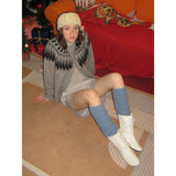 Fluffy 0012. コージーパファーブーツ - 3colors