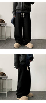 Bren ribbed fleece banding pants