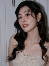 RV-DQ Halo Chain Earrings_Gold