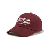 L'ENFANCE BALL CAP (RED)