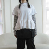 キュートティアードTシャツ