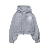 クリサンセマムフーディージップアップ (GREY)