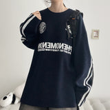Ukトラック オーバーサイズ ニット ロングスリーブ (4 colors) H&L