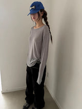 tencel loose cutting T 