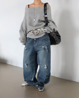 Rob Painting Wide Jeans