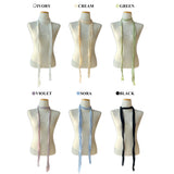 Wave See-through Wrinkle Long Scarf