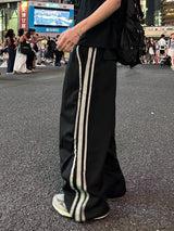 CITY SILVER TRACK WIDE PANTS