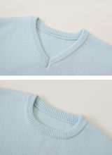 Round Or V-neck Daily Basic Knit (10color / 2type)