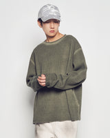 26SS ワッフルダイド長袖Tシャツ