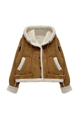 ADORABLE HOOD MUSTANG / CAMEL