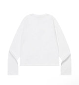 COLI CROSS LEATHER PATCH LONG SLEEVE T (2COLOR)