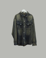 Vintage Western Shirt (Oil Blue)
