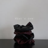 Vegan Cactus Leather Scrunchie (Black)