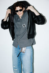 Vintage Check Shirts (Ashed-blue)