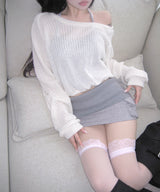 amelie unbal knit (3colors)