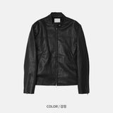 Burn Leather jacket (3color)