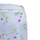 (2color) Smudge Flower Silky Skirt