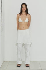 TWO-WAY LACE SKIRT / IVORY