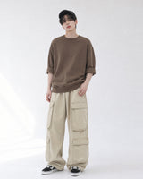 (UNISEX) カトル ポッシュ ワイド カーゴ パンツ