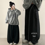 エデンステッチラインポケットバンディングワイドパンツ