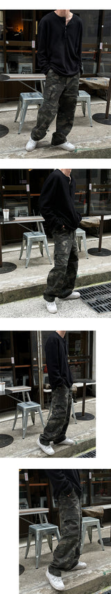 [Unisex] Camouflage cargo pants