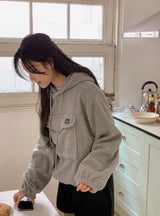 Mountain Big Pocket Fleece Loose Anorak (3color)