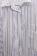 334 Oversized Striped Shirt (Ivory)