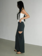SLIT LONG SKIRT
