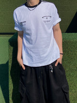 Prettic Track Short Sleeve T-shirt 3C