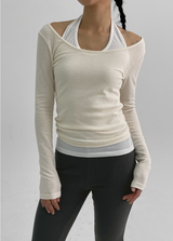 [MADE] Weather Round Layered Long Sleeve T-shirt