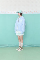 キリスカルパッチフーディ (BLUE)