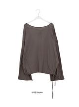 Roel Summer See-Through Deep V-Neck Long Sleeve Tee