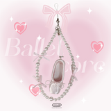 balletcore toe shoes key ring